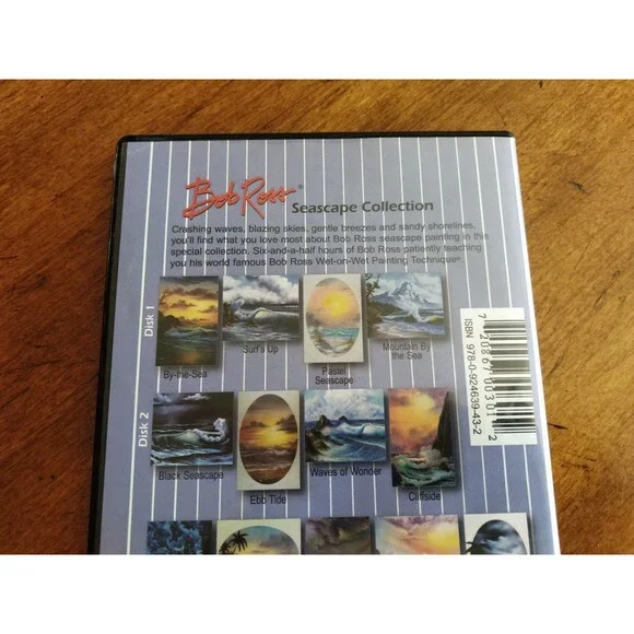 Bob Ross Joy of Painting Series: Seascape Collection DVD 13 30min Painting Guide - Picture 3 of 8